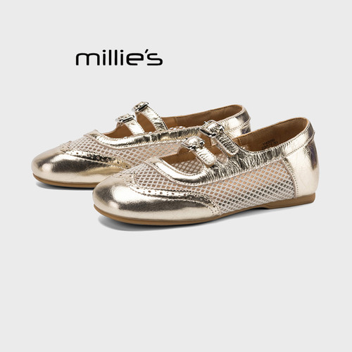 MILLIE'S/妙丽百搭芭蕾舞单鞋