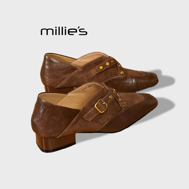 MILLIE'S/妙丽交叉带芭蕾舞鞋