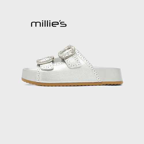 MILLIE'S/妙丽真好看厚底勃肯鞋