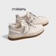 女双鞋 妙丽2026春季 MILLIE 款 复古德训鞋 带百搭防水休闲板鞋