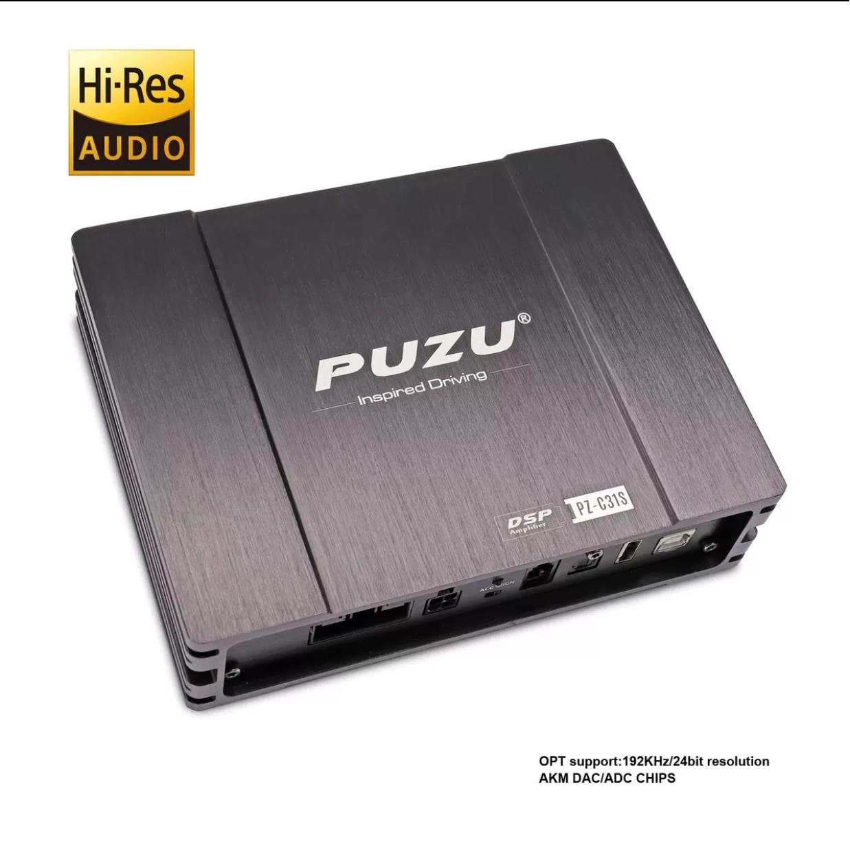 美国PUZU大功率无损AB类DSP功放8路音频处理器6X150W大功率输出