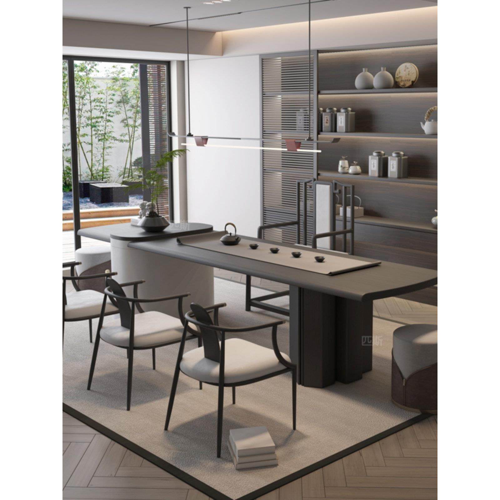 新中国风茶几和椅子意大利无障碍豪华茶室实木茶几咖啡桌家居设计,住宅家具,家用茶台/茶桌,淘宝优惠券,粉丝福利购,淘宝优惠卷