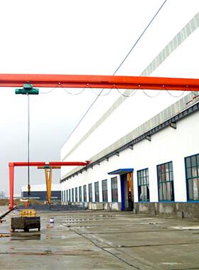 追达机械供应门机 单梁半门式龙门吊 5吨BMH型电动单梁半门机