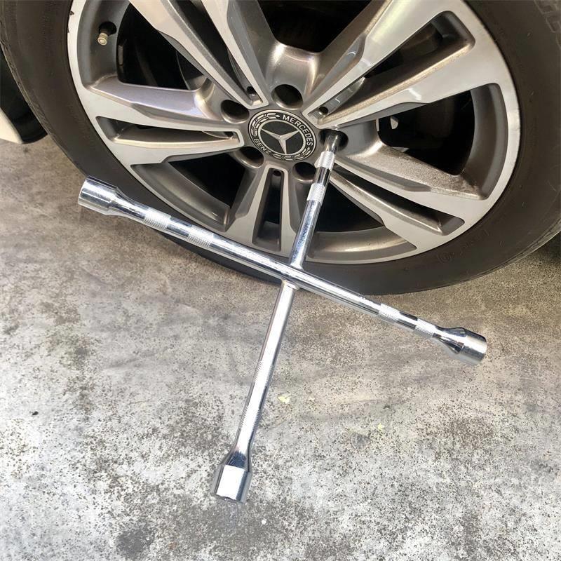 汽车轮胎十字架扳手车载十字架套筒省力拆卸换胎神器工具维修螺丝