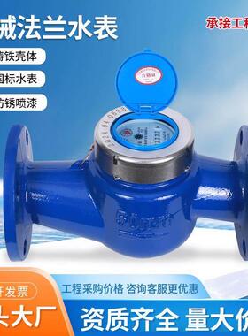 LXL螺翼式法兰国标水表3寸LXS-50旋翼式大口径湿式水表80100150
