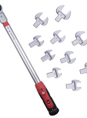 德国精装进口开拓 台湾制造40-200NM可换头 开口扭矩扭力扳手组合