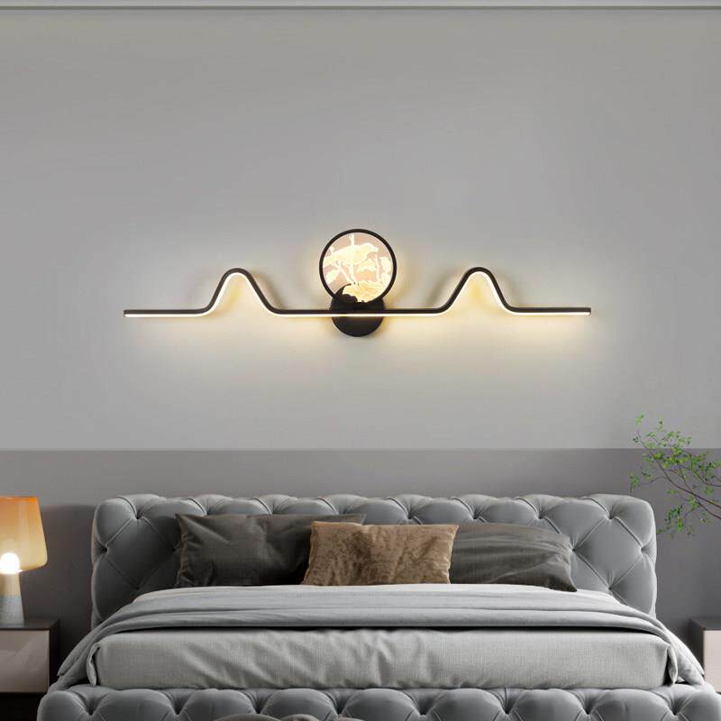 极简个性壁灯客厅电视沙发背景墙灯轻奢创意卧室床头灯楼梯走廊灯