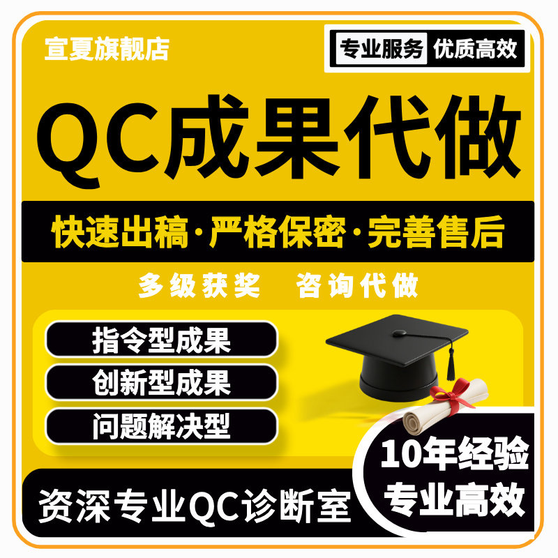 QC成果撰写代写修改管理创新A3质量信得过班组报告国优QC编写电网