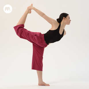 omshan·basic 基础款直筒八分习练裤 舒适宽松瑜伽裤