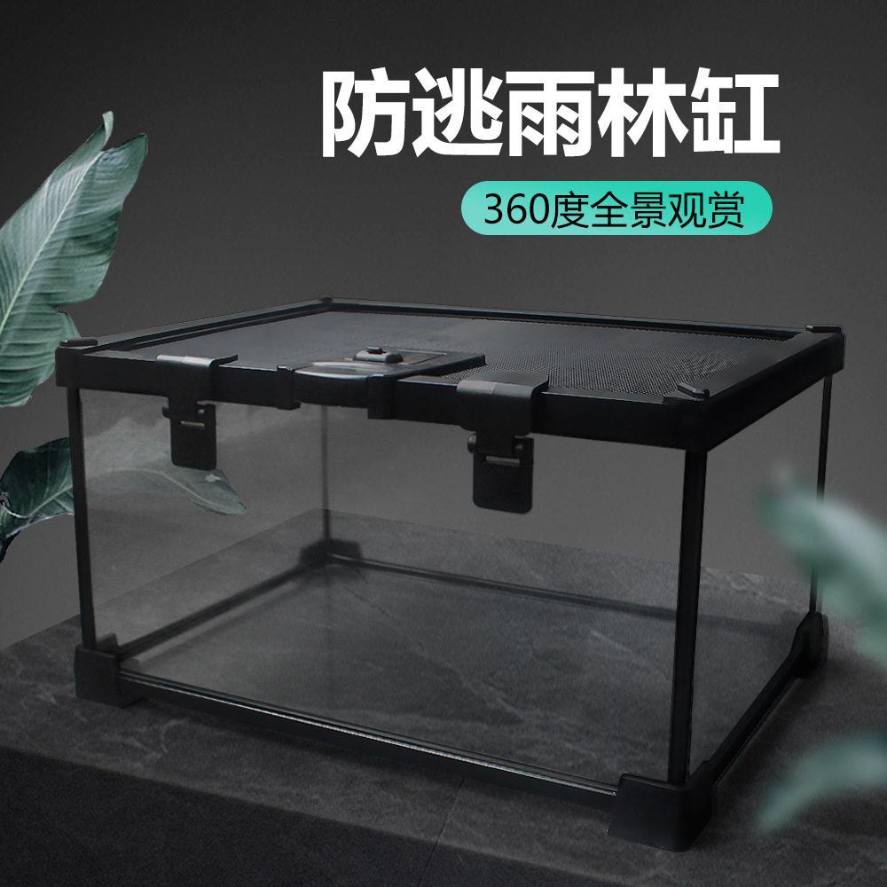诺摩爬宠热带生态雨林缸爬宠乌龟蜥蜴角蛙水龟缸灯两栖水陆缸