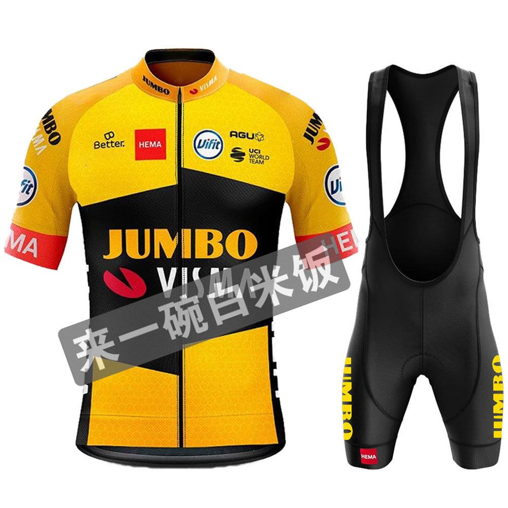 珍宝车队短袖骑行服速干套装夏季透气男士公路登山自行车骑行装备