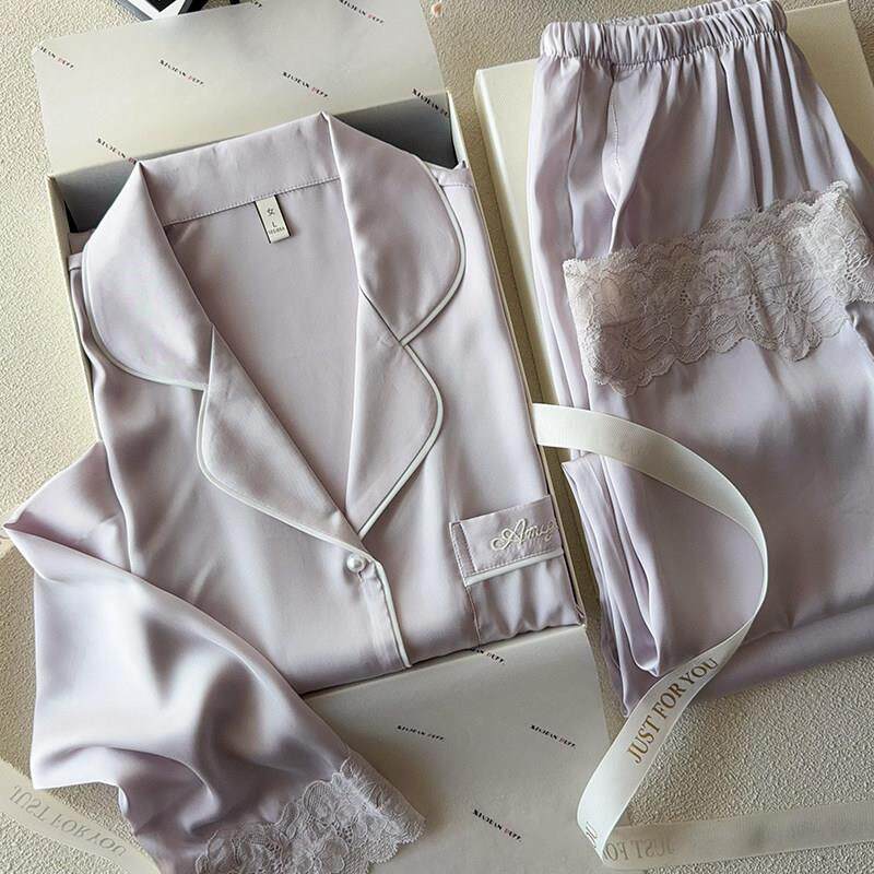 母亲节礼物专属送婆婆妈妈闺蜜生日礼物冰丝睡衣女礼盒装家居服