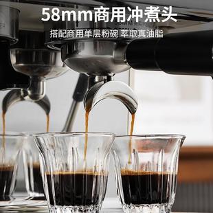咖啡机研磨一体萃取浓缩全半自动小型双锅炉家用磨豆机 Bincoo意式