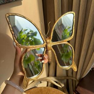 蝴蝶元素饰品立体装饰摆件高级感小众客厅卧室玄关墙面挂件轻奢礼