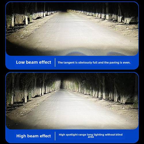 汽车Led激光大灯H7超亮强光9005镜头H4远近集成H1汽车灯9012灯泡H