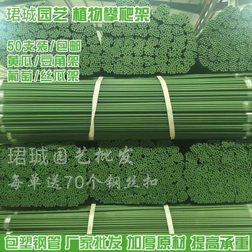葡萄黄瓜豆角丝瓜百香果架爬藤架包塑钢管藤蔓花卉植物攀爬架50支