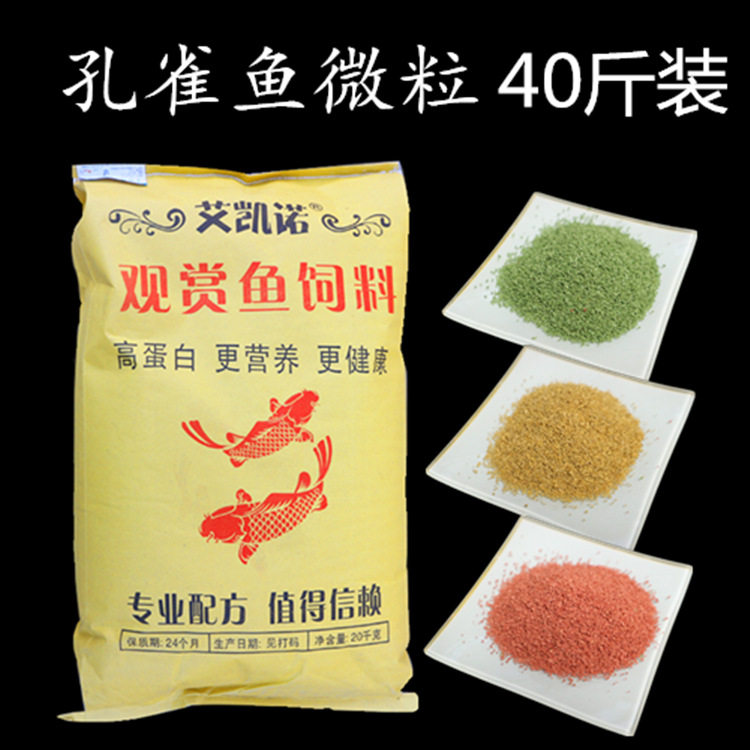 小型灯科孔雀鱼专用饲料
