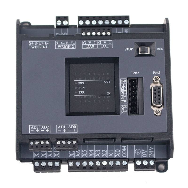 国产领控PLC工控板LK3u-14 20 32 48 64mr mt兼FX3U可编程控制器