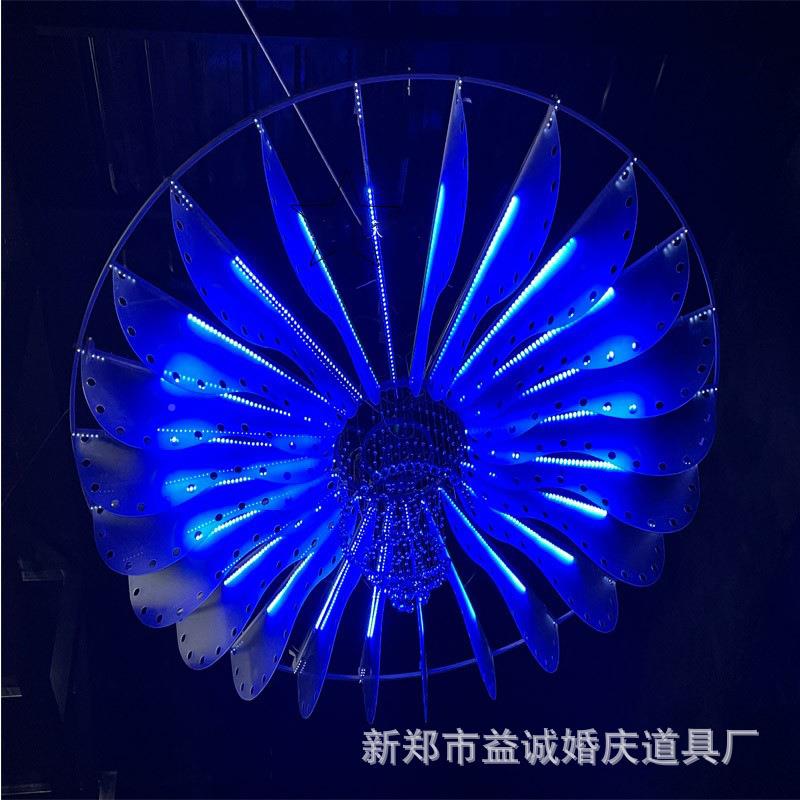 婚道庆具吊顶灯堂酒店烟花IDE水灯宴会花瓣福缘灯婚礼吊顶流灯箱