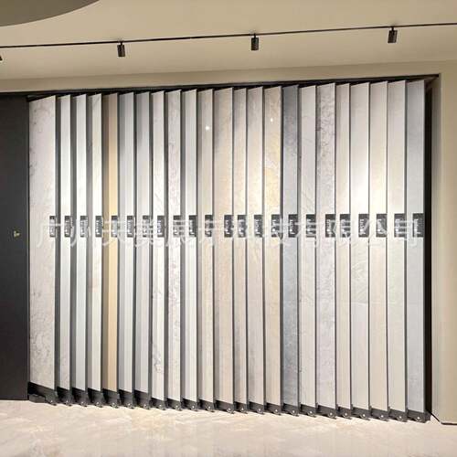 斜拉式瓷砖示架斜拉可调节抽立LSL式大板岩板展大理展架斜石抽