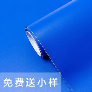 饰膜 导气槽加厚PVC墙纸自粘纯色素色贴纸现代简约壁纸防水展厅装