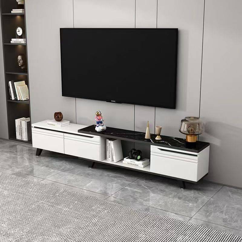 茶几客厅家用小户型简约茶台轻奢现代简易电视柜组合钢化玻璃茶桌