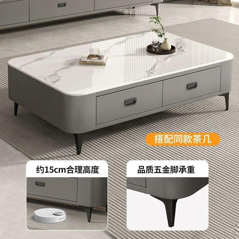 玻璃电视柜客厅家用简户型20MMI25现代约轻茶小桌欧奢式落地茶几
