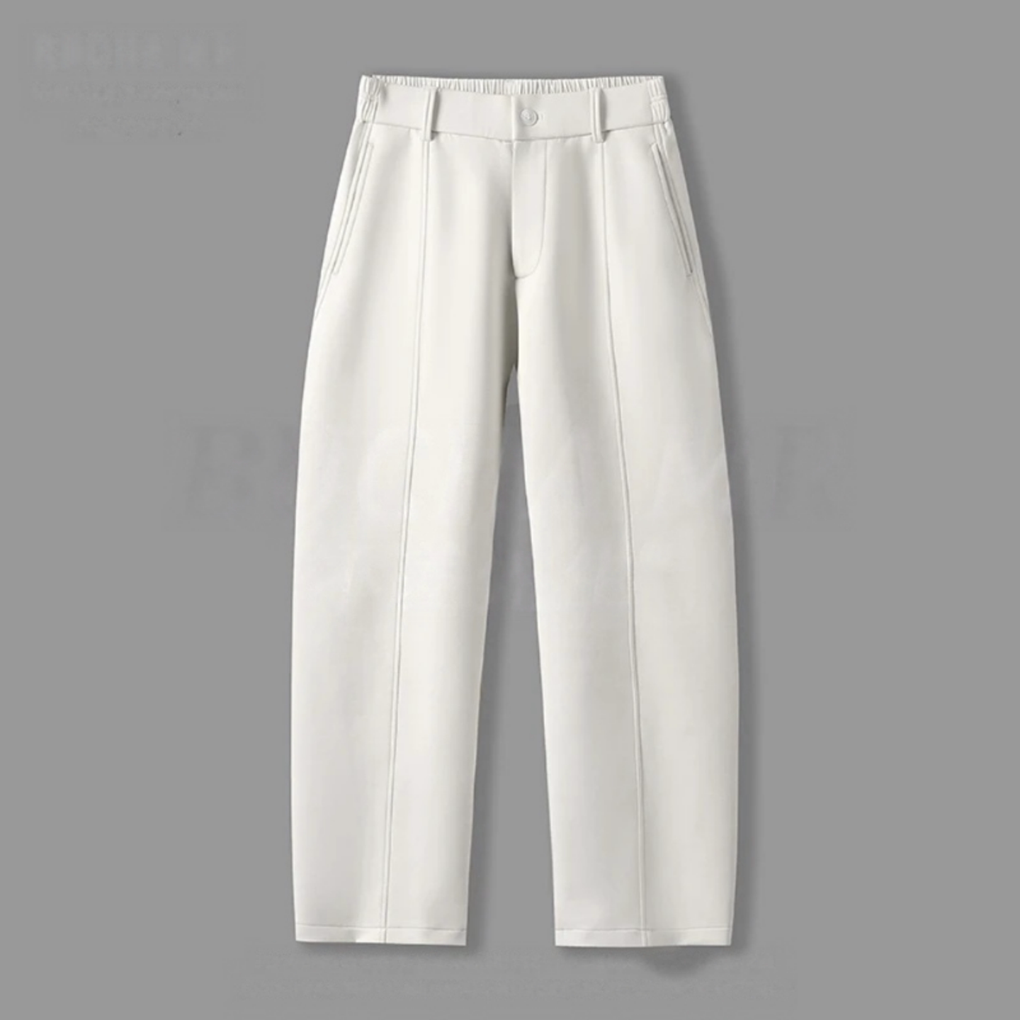 秋季新款男士休闲裤时尚百搭直筒长裤子潮流帅气纯色显瘦阔腿裤男