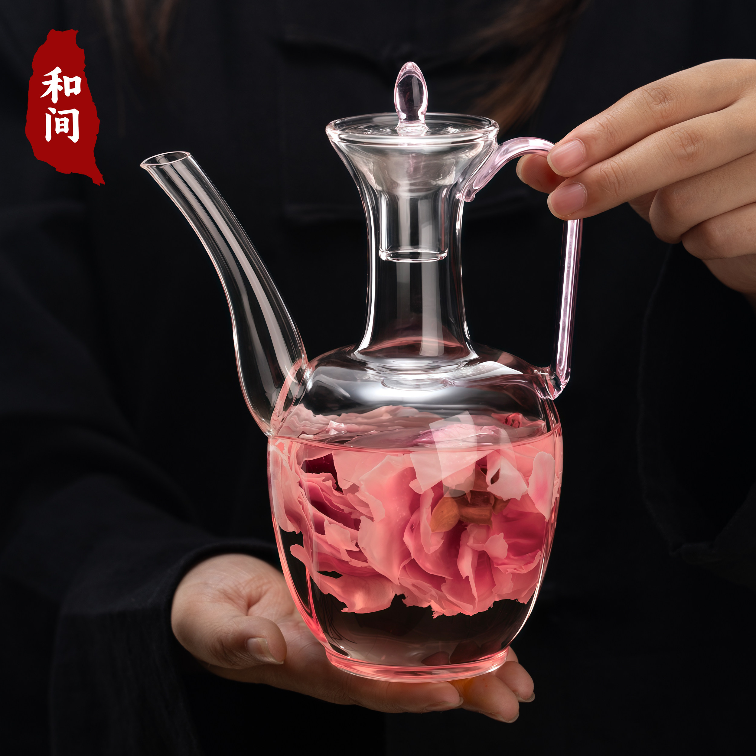 玻璃执壶仿宋贵妃泡茶器茶壶花茶壶家用耐高温小青柑专用高档茶壶