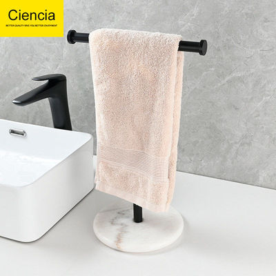 ciencia科德林免打孔大理石落地浴巾架浴室立式毛巾架子毛巾杆