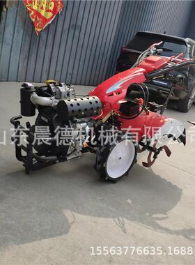 大棚松柴油四驱机旋耕1果2马力手扶开沟园农田土犁NAW地机