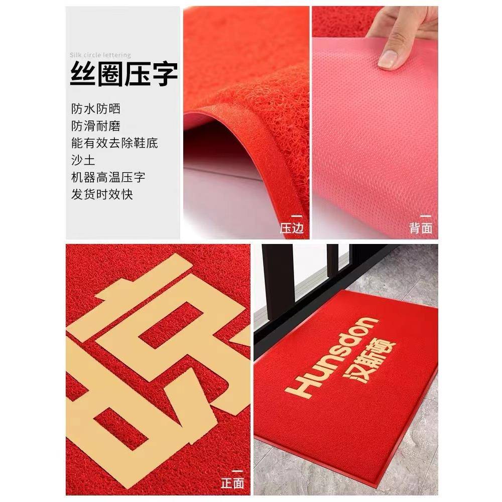 酒子KDU店大门入户门毯外防垫丝圈地毯办公楼商场大门口滑地垫门