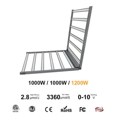 全光谱植物生长灯紫外线uv光合作用led1000W植物透镜可折太阳灯
