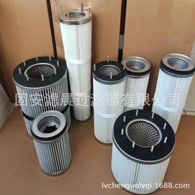 304不15453锈钢滤产快装砂接头除尘滤芯生粉尘焊烟喷房卡箍折叠筒