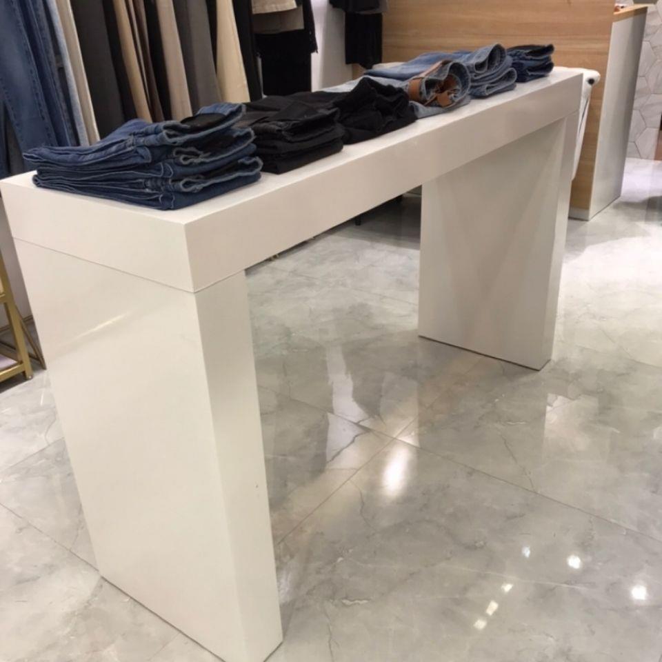 手机体验台服装店中岛示桌播BJP品鉴台漆直展展台电烤脑展示台