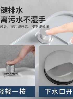 水家用洗墩NMS拖把池阳台布卫生间地盆拖池塑料落地式家用槽布池