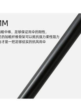 PARAHASE1.2米自动长柄伞双层抗风杆YLS伞男士务商伞超C大号雨直