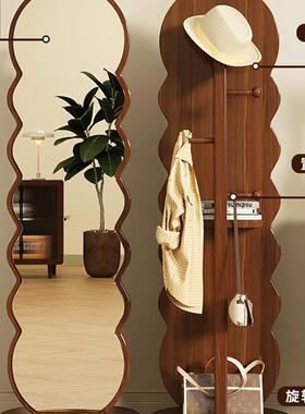 旋转穿衣镜全移身落地镜家用室可立式试衣镜子带挂动卧F5M85998衣