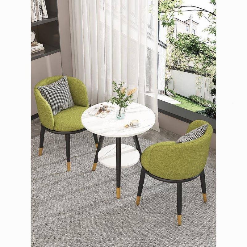 阳台家休闲桌椅酒店桌椅PWS茶椅组桌合一桌两椅三件套接待洽桌谈