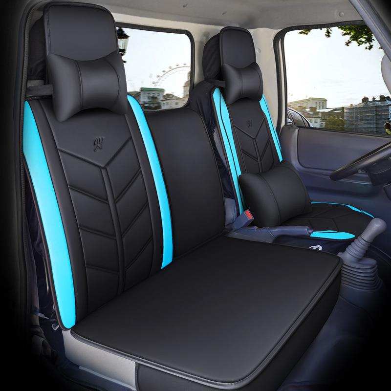 IPM坐色拼革皮货车垫