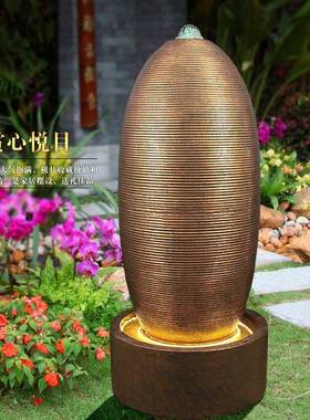 欧喷泉招80872流水摆件客厅财式落地庭院水景家居饰水品办公室加