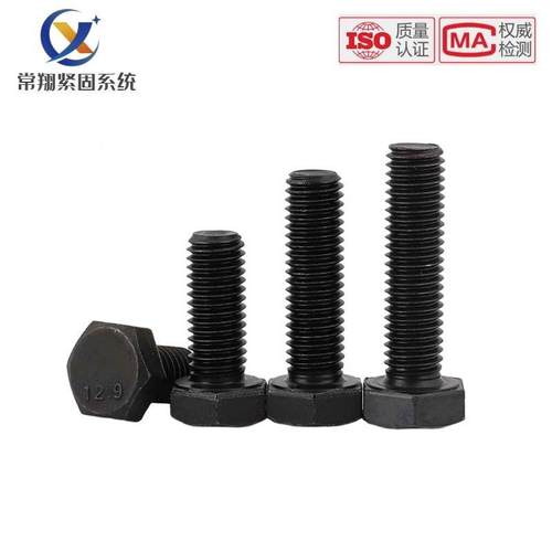 M48M5256全M606412MM.9级高强度外六角螺丝加长牙螺栓合金无品牌/