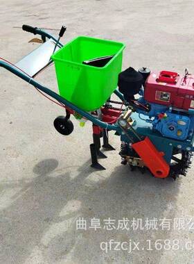 家用型玉种米趟地机小型双LYR行轮式新播机大豆点播视机频