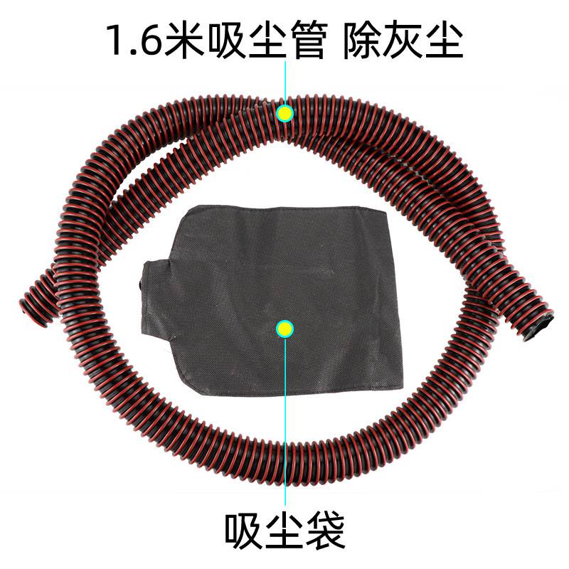 海飞鲨长方形4孔气动磨灰机中央吸尘汽车腻子干磨打磨风磨砂纸机