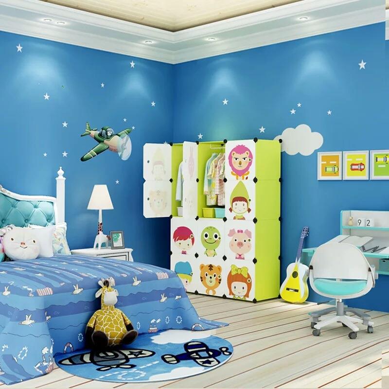 儿童卡通爱易塑可料橱衣衣柜简家居用品经济组合组IPA装收纳柜储