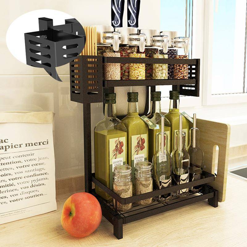 厨房置物架面调料纳架多层品佐料用品收架台调味ZJG落地架