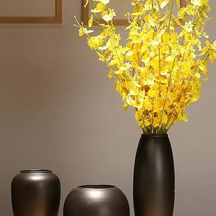 创意欧摆式陶瓷花瓶轻奢约装饰GEJ现品干花插花器手工客厅玄关简