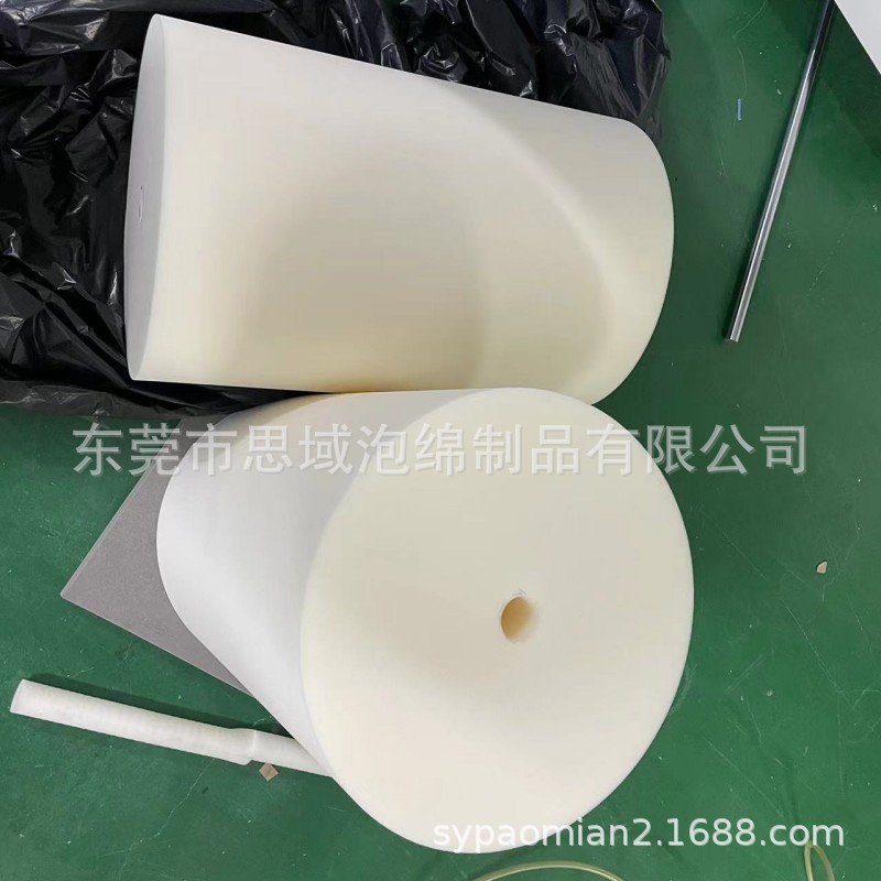 大尺寸海绵圆柱体实心空心过滤