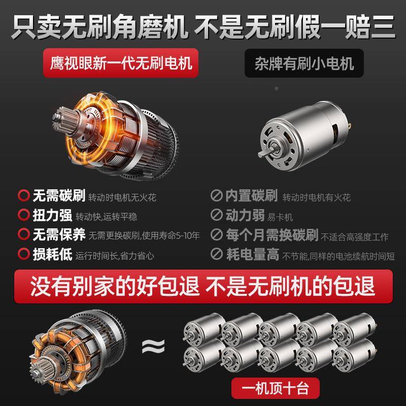 无刷磨UMY锂电打角磨机机无线磨机多功能切割机抛光机充电磨光手