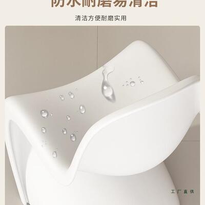 塑椅料凳子厚家用餐桌凳可加放洽谈休闲985椅轻奢感潘东靠背叠椅